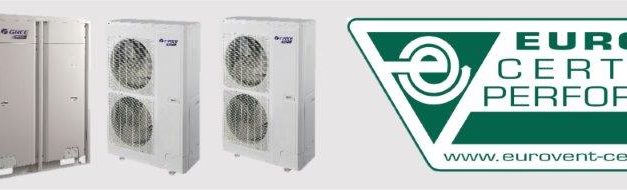 Quatre gammes de climatiseurs VFR GMV5 de GREE ont reçu la certification Eurovent