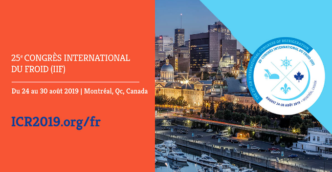 Le 25e Congrès International du Froid se déroulera du 24 au 30 août à Montréal