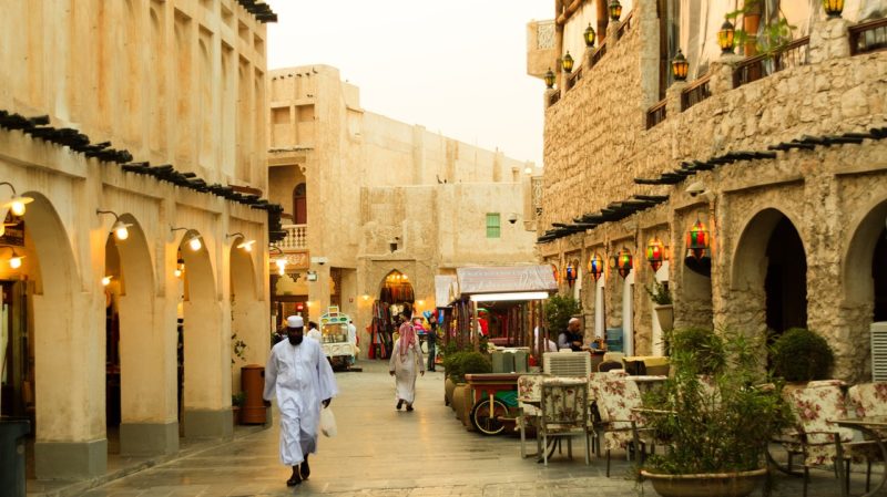 Les rues de Qatar climatisées