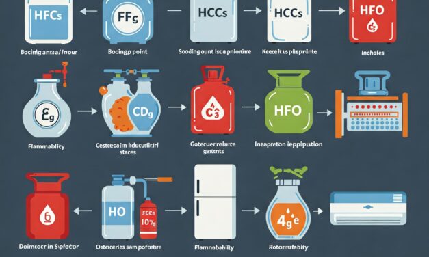 Les fluides frigorigènes – Un choix crucial pour les systèmes de climatisation et de réfrigération