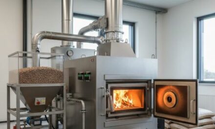 À Roanne, une chaudière biomasse de 8,8 MW installée par voie aérienne