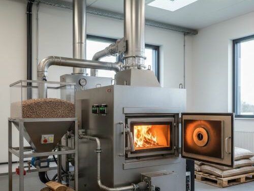 À Roanne, une chaudière biomasse de 8,8 MW installée par voie aérienne