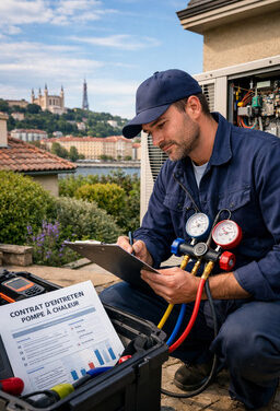 Contrat entretien pompe à chaleur Lyon