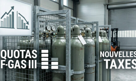Fluides frigorigènes : durcissement des quotas et nouvelles taxes F-Gas III