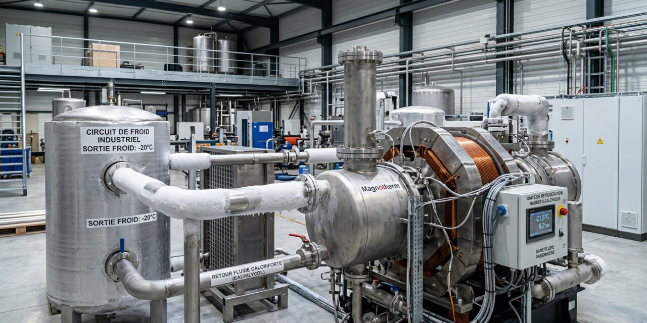 Magnotherm ouvre une piste de froid industriel sans fluide frigorigène