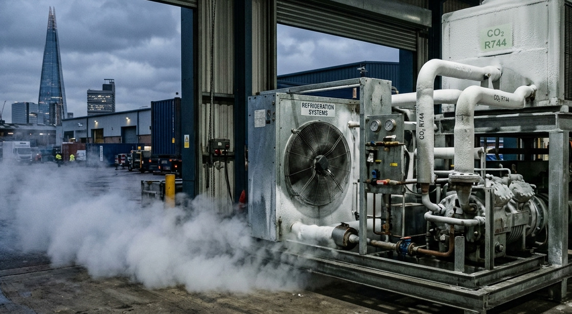 Refra impose le CO₂ dans une installation frigorifique transcritique