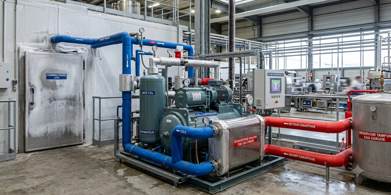 Un système CO2 transforme le froid industriel en chaleur utile