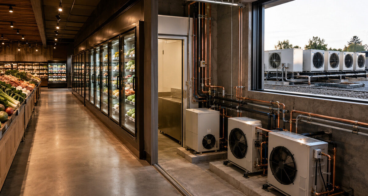 Installation frigorifique – Rivacold modernise un magasin avec du CO₂ et du propane
